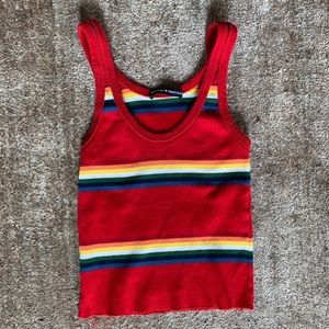 Brandy Melville red tank top